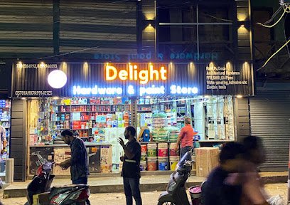 Delight Paint And Hardware Store Logo